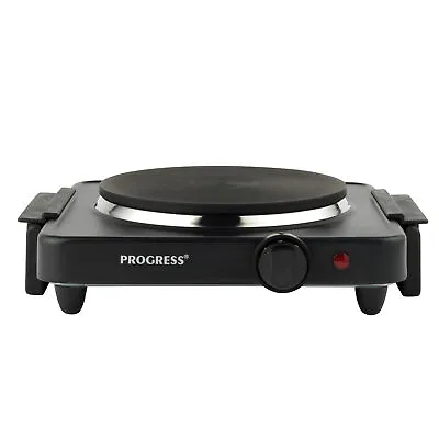 Progress Single Hot Plate Electric Portable Tabletop Cooker Hob Variable Heat • £27.99