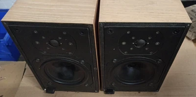 Vintage Bowers & Wilkins DM12 Hifi Speakers England Audiophile 70s Wooden B&W • £89