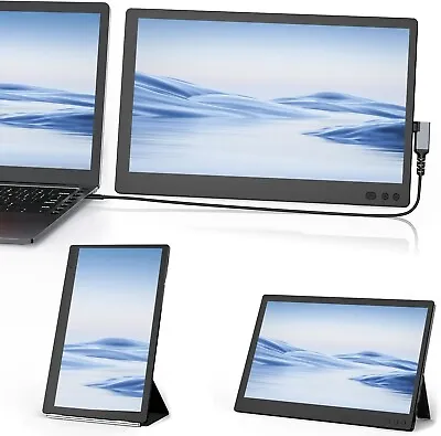 Laptop Screen Extender Portable Monitor Laptop Monitor 1080P FHD Dual Extender • $89.25