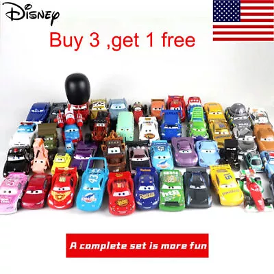 Disney Pixar Cars Lot Lightning McQueen 1:55 Diecast Model Car Toys Boy Loose • $16.58