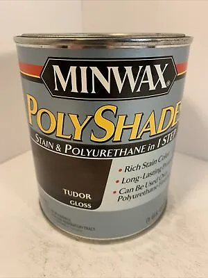 Minwax PolyShades Wood Stain + Polyurethane Finish 1 Quart Tudor Gloss • $43.99