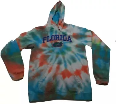 Florida Gators Sports Tie Dye Soft Hoodie Sweatshirt Size M • $11.22