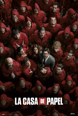 Money Heist - La Casa De Papel - TV Show Poster (Guerra / War) (Size: 24  X 36 ) • $12.99