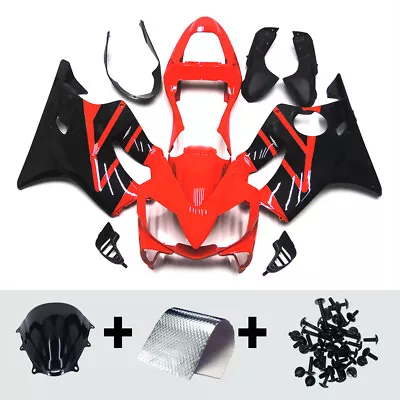 Injection Bodywork For Honda CBR600 F4i 2001 2002 2003 Red Black ABS Fairings  • $432.95