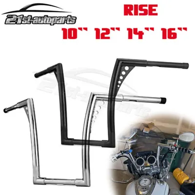 10  12  14  16  Rise APE Hanger Handlebar 1-1/4  DNA Monster Fat Bars For Harley • $89.99