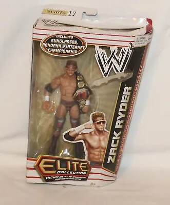 Zack Ryder WWE Mattel Elite Collection Series 17 Action Figure Sealed Wrestling • $175