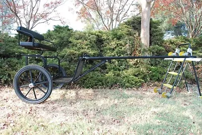 $1189 • Buy EZ Entry Horse Cart-Cob/Full W/ C  Springs/Straight Shafts /18  Motorcycle Tires