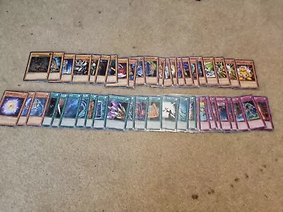 Yugioh Yugi Reloaded Starter Deck Complete Sleeved Dark Magician YSYR 47 Cards • $59.82