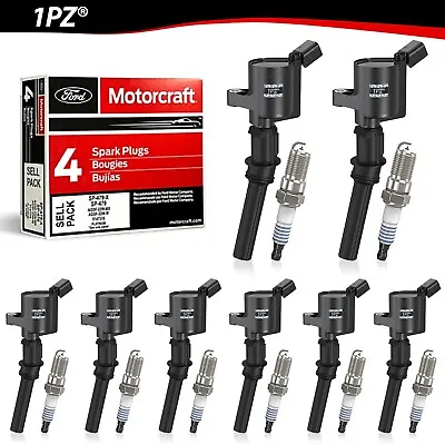 8x DG508 Ignition Coil Motorcraft Spark Plug For Ford F150 4.6L 5.4L 3W7Z12029A • $84.59