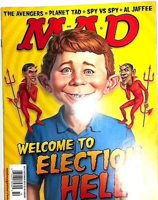 Mad Magazine #517! Oct 2012 Welcome To Election Hell Very Good Condition • $14.95