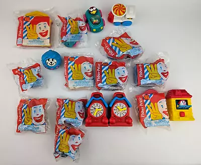 1996 McDonald's Under 3 U3 FISHER-PRICE Happy Meal Toys Lot Of 17- 11 MIP 6 Used • $29
