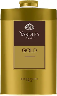 Yardley London Gold Talcum Powder - 250 G. 808 Oz Deodorizing Talc • £10.33