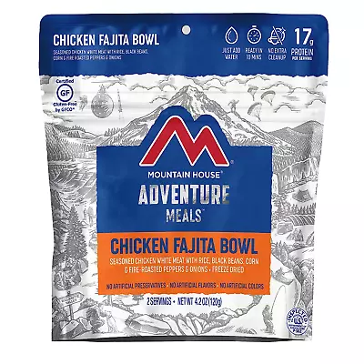 Mountain House Chicken Fajita Bowl | Freeze Dried Backpacking & Camping Food | 2 • $16.45