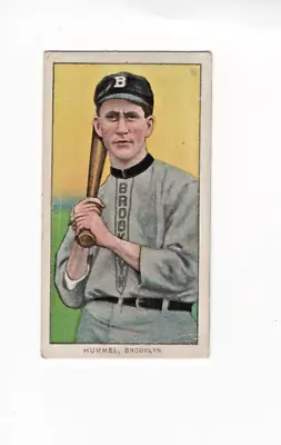 1909 T206 Tobacco Baseball Hummel Brooklyn Piedmont • $51