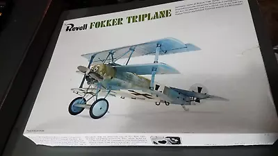 1/28 Scale Revell Voss' Fokker Triplane Airplane Model Kit #H-292 BN Open Box • $45