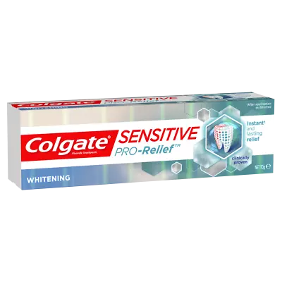 Colgate Sensitive Pro-Relief Whitening Toothpaste 110g Clinically Proven • £6.62