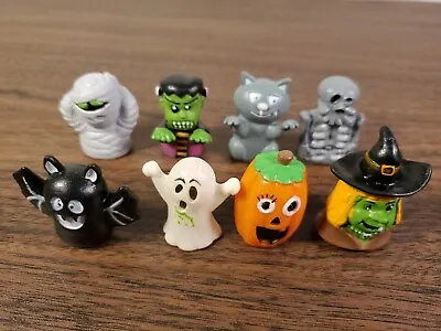 8 Halloween Finger Puppets Lot Witch Frankenstein Monster Ghost Approx 1.5” Tall • $19.99