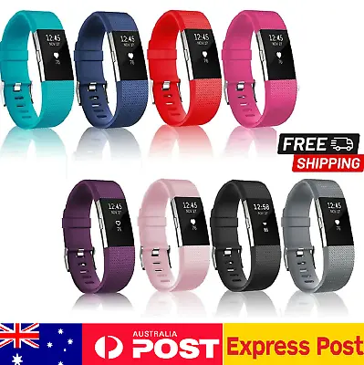 Replacement Wristband Fitbit Charge 2 Band Various Silicone Band Watch Strap • $16.98