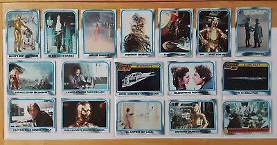 1980 Topps Star Wars Empire Strikes Back Cards. Lot Of 17. Yoda/Solo/Luke/Vader. • $13.94