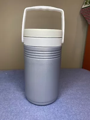 Vintage Coleman 1/2 Gallon Water Cooler Jug #5590 Grey/silver • $9