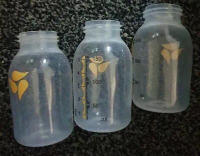 Medela Symphony Set Of 3 Bottles Without Lid-( Bottles Only) • £4.99