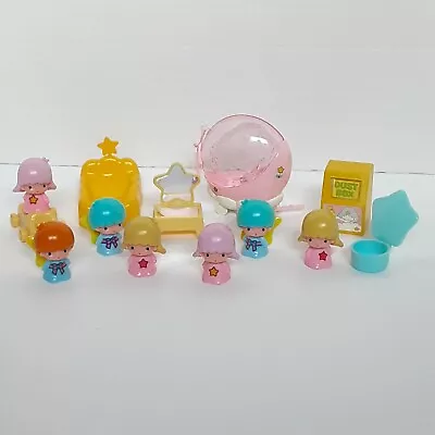 Sanrio Little Twin Stars Figures & Accessories Lot 1976 Vintage Kiki Lala Doll  • $99.95