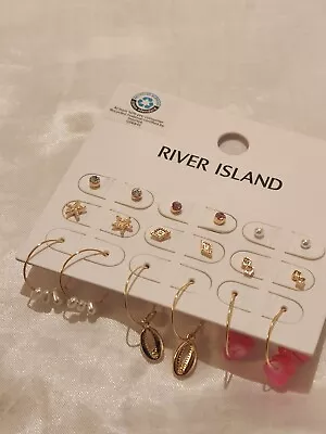 £11.99 • Buy River Island Jewellery Set Beach Vibes, Pearl's, Star Fish With Studs Bundle