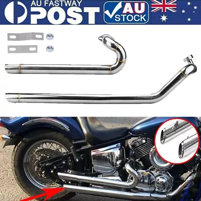 Shortshot Staggered Exhaust Muffler Pipes Baffles For Yamaha V Star 1100 XVS1100 • $379.99