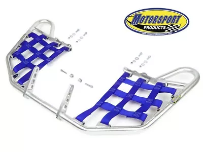 Yamaha YFZ450 YFZ 450 Nerfbars Atv Nerf Bars Silver Bars/Blue Nets • $134.95