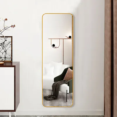 Large Long Full Length Mirror Wall Mounted/Leaning Mirror Bedroom Dressing Room • £27.95