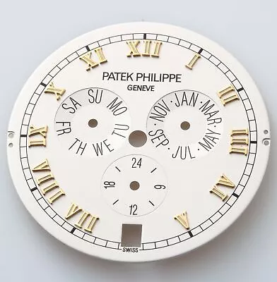 OEM Patek Philippe 5035J Yellow Gold Annual Calendar ORIGINAL Dial Watch Part • $1299