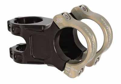 Renthal Apex 35 Stem 50mm Clamp 35mm +/-6 Deg 1 1/8 In Black/Gold Aluminum MTB • $91.50