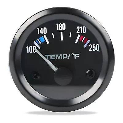 2In 52mm Engine Water Temperature Gauge Car Engine Oil Water Temperature Gauge • $13.49