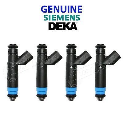 GENUINE SIEMENS DEKA 80LB 835CC FUEL INJECTORS EV6 USCAR FI11491 [Qty 4] • $182.98