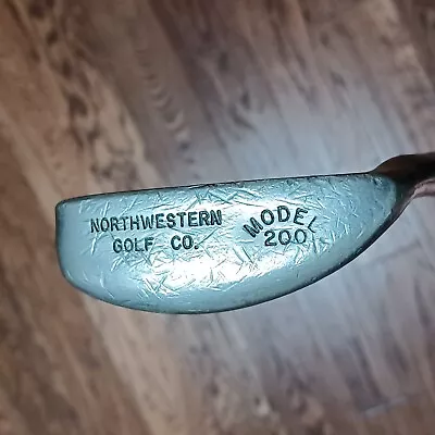 VINTAGE Northwestern Golf Co Model 200 Putter RH Steel Shaft. Pre-Owned  • $31.20