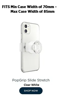 $24.50 • Buy Authentic PopSocket Stretch Slide Down Up Stand Universal Fit PopTops      