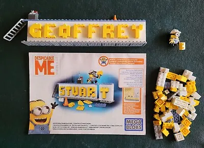 Mega Bloks Construx Despicable Me Name Builder Near Complete Read Free Shipping • $17.97