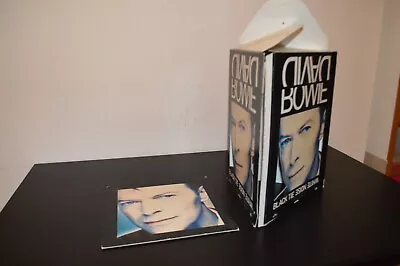 David Bowie Original Promo Store Card Black Tie White Noise Shop Display • £58
