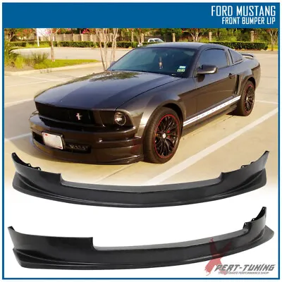Fits 05-09 Ford Mustang V6 Only Front Bumper Lip Spoiler PU • $134.99