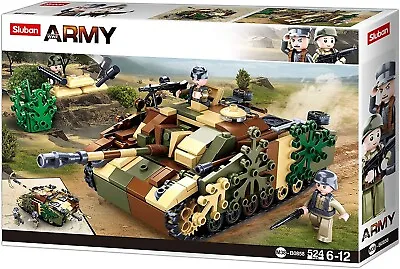 Sluban Army WWII Stug III Kit Building Blocks / Bricks • $49.76