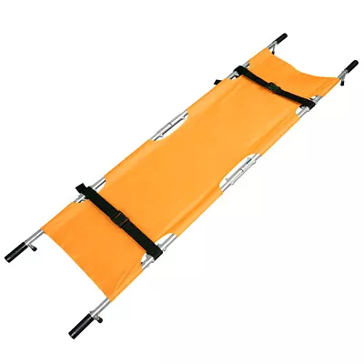 LINE2design Folding Stretcher - EMS Emergency Medical Portable Stretcher Orange • $147.99