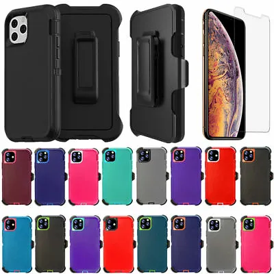 Lot Of 10 Defender Case With Clip For Apple IPhone Samsung Lg Moto ShockProof • $59.90
