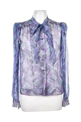 Philippe Venet Women Tops Blouses N/A Purple N/A • $142.80