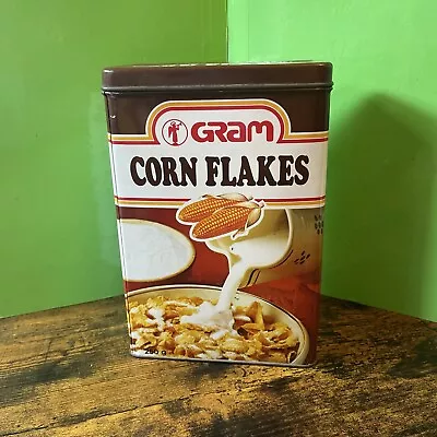 Vintage Gram Corn Flakes Tin • £13