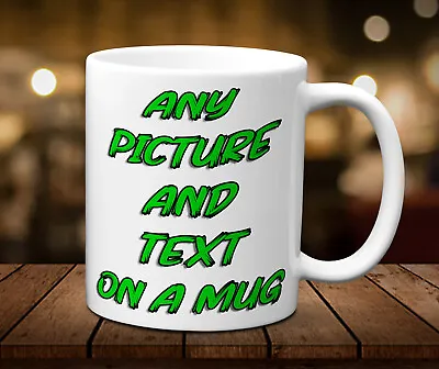 ☕❤any Text Photo Design On A Mug Cup Boyfriend Personalised Husband Funny • £9.49