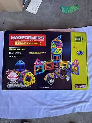 Magformers Intelligent Magnetic Construction Challenger Set Deluxe 112 Pieces • $80