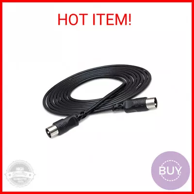 Hosa MID-315BK 5-Pin DIN To 5-Pin DIN MIDI Cable 15 Feet • $12.99