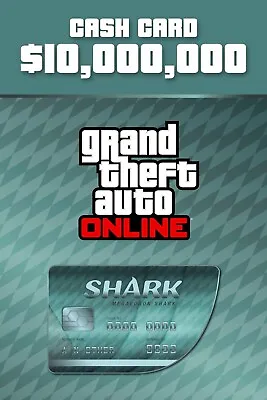 Gta 5 Shark Card Xbox Sx Xbox One Money Cash Online $10000000  (not Code) • $26.25