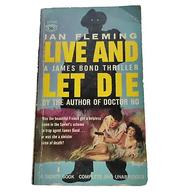 Live And Let Die By Ian Fleming / 1st Printing (Paperback) 1959 • $14.99