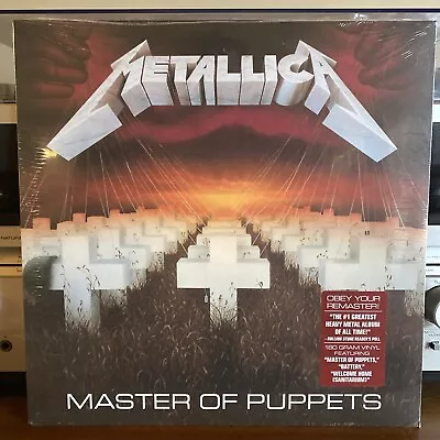 NEW Metallica - Master Of Puppets SEALED LP Record Remastered For 180g Vinyl • $22